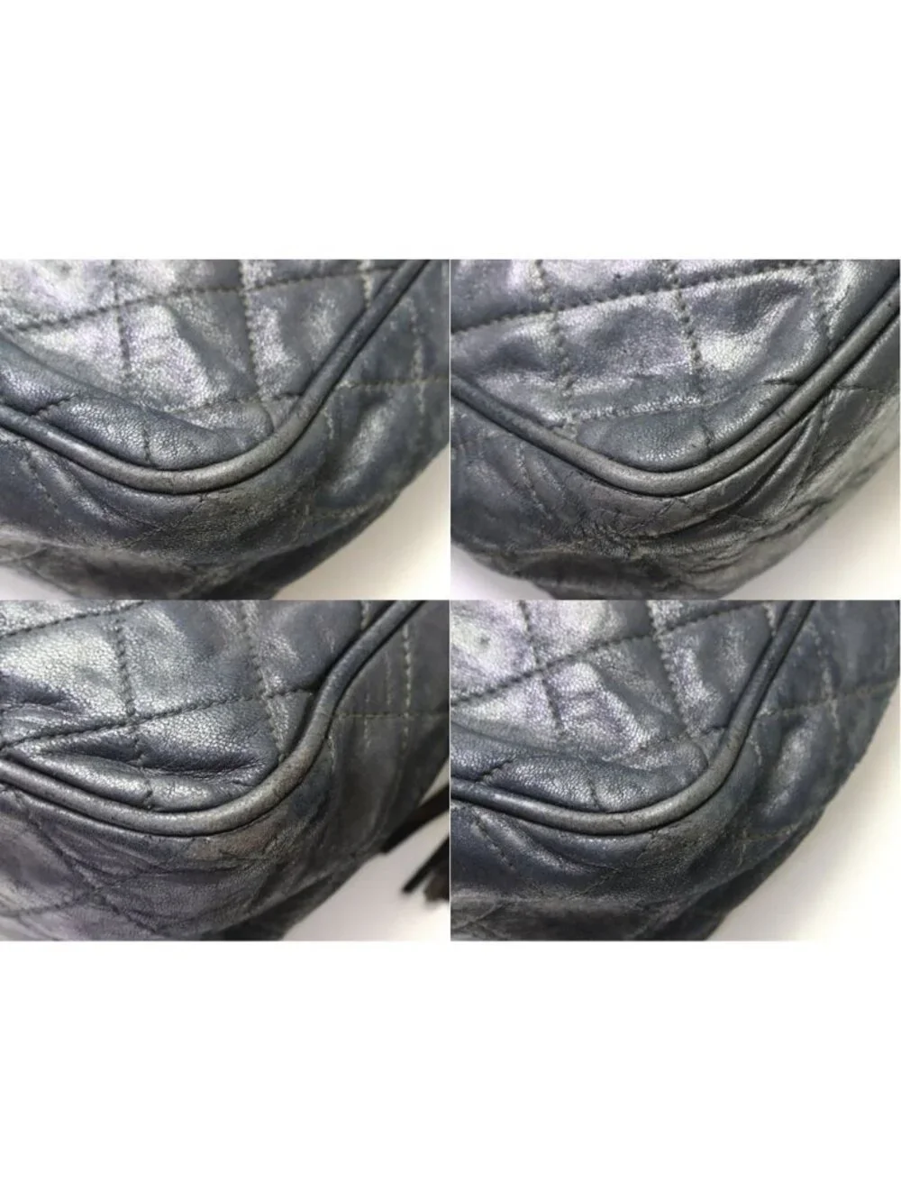 Chanel Quilted Lambskin Fringe Shoulder Bag
